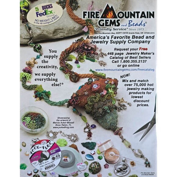 Bead and Button Magazine June 2008 Japanese Loomwork Patterns Inside - Picture 3 of 16